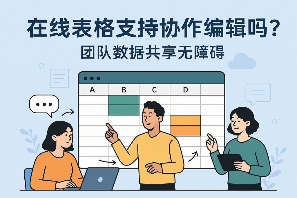 在线表格支持协作编辑吗？团队数据共享无障碍