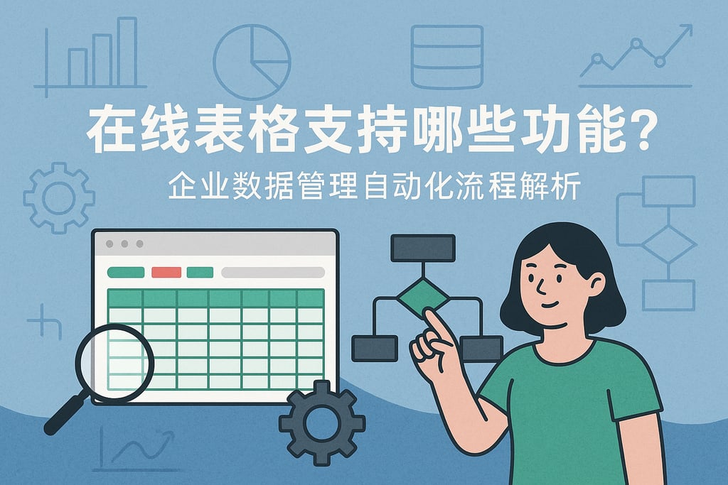 在线表格支持哪些功能？企业数据管理自动化流程解析