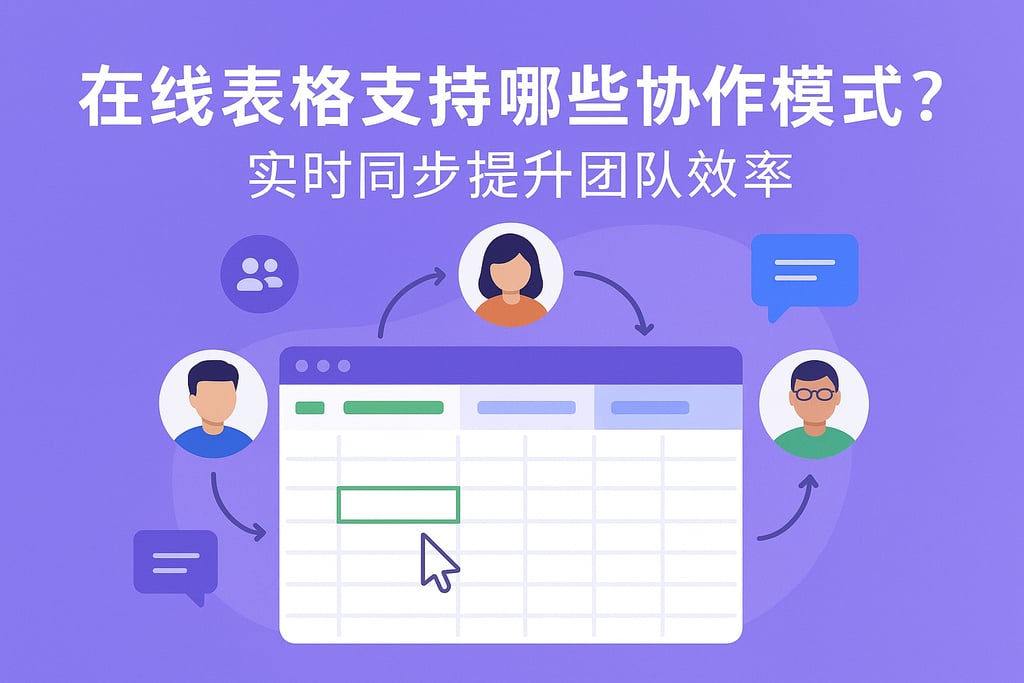 在线表格支持哪些协作模式？实时同步提升团队效率