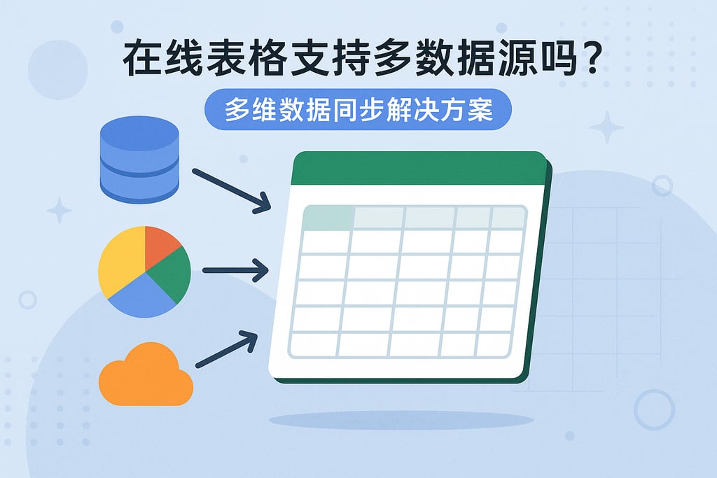 在线表格支持多数据源吗？多维数据同步解决方案