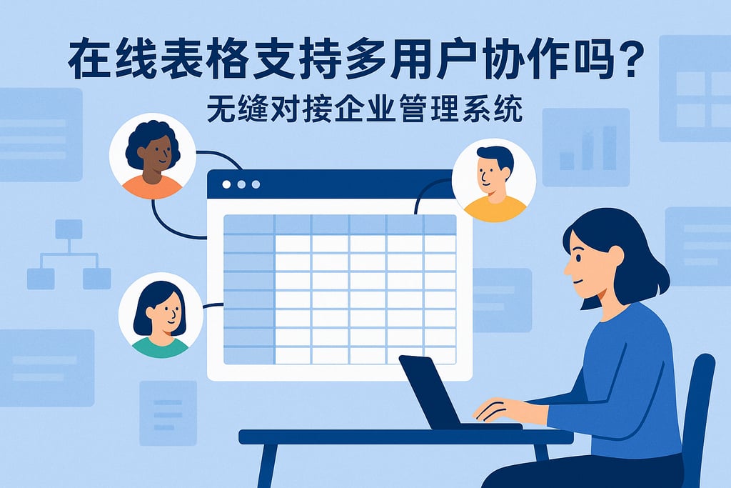 在线表格支持多用户协作吗？无缝对接企业管理系统