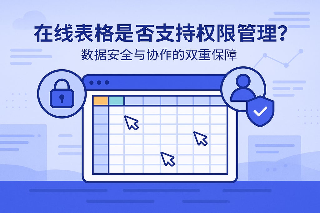在线表格是否支持权限管理？数据安全与协作的双重保障