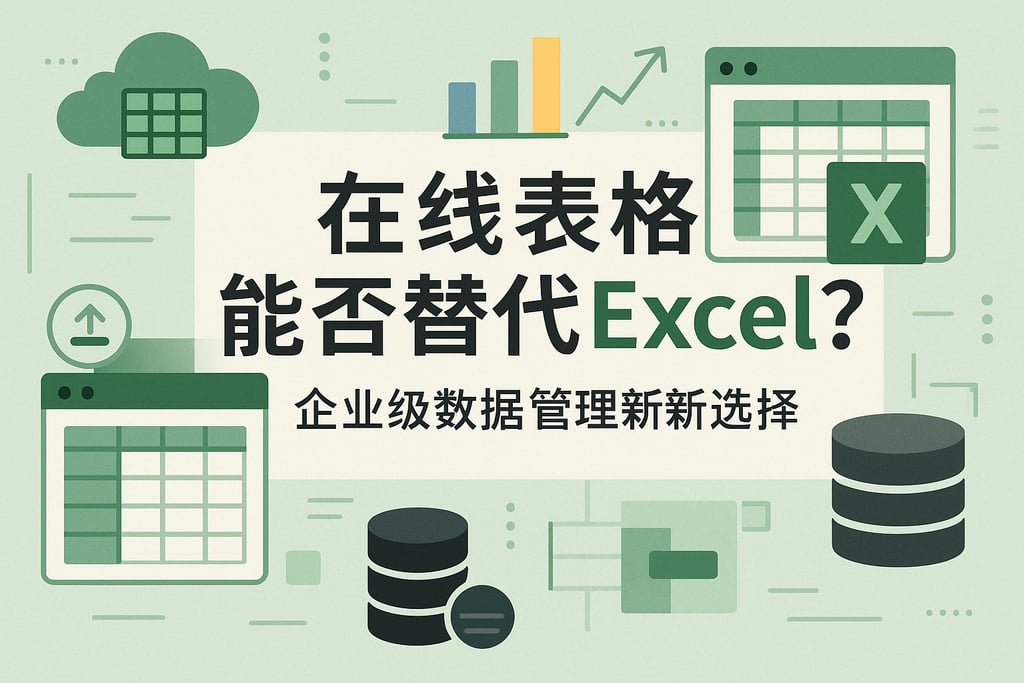 在线表格是否能替代Excel？企业级数据管理新选择