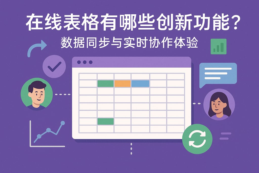 在线表格有哪些创新功能？数据同步与实时协作体验