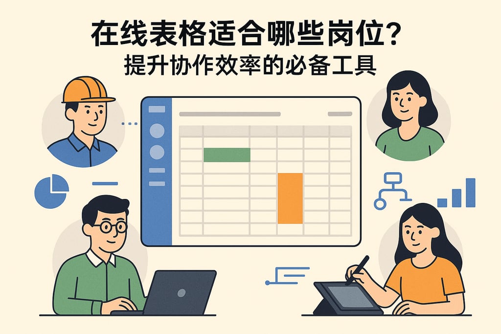 在线表格适合哪些岗位？提升协作效率的必备工具