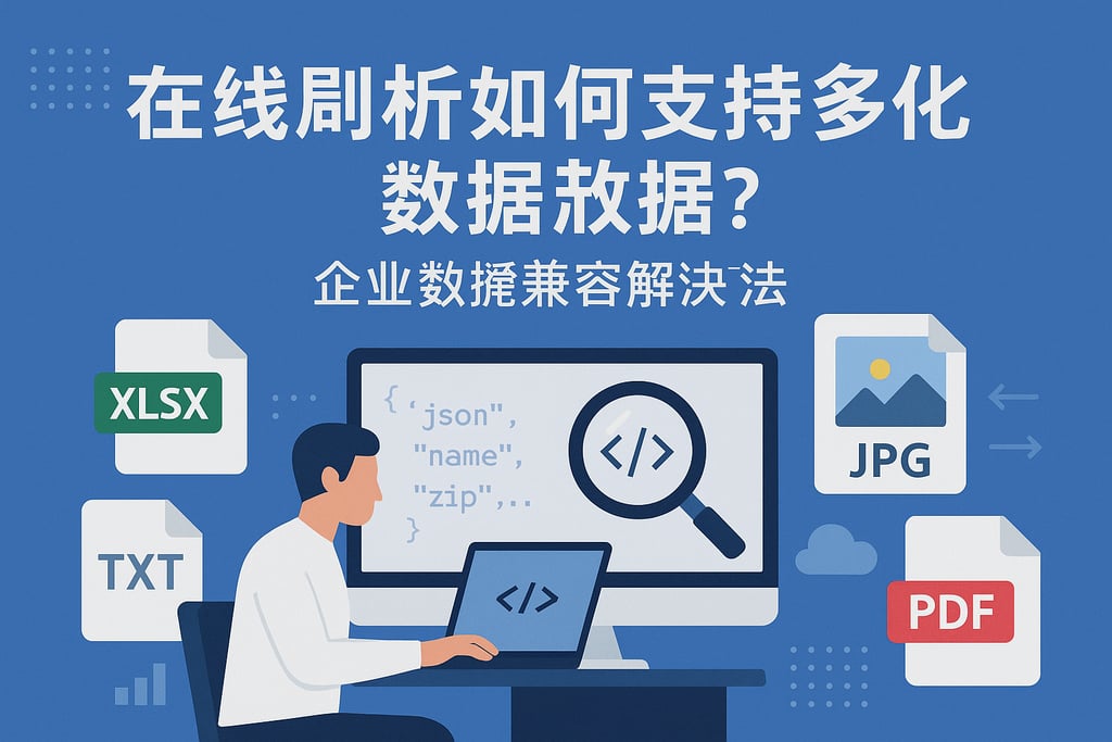 在线解析如何支持多格式数据？企业数据兼容解决方案