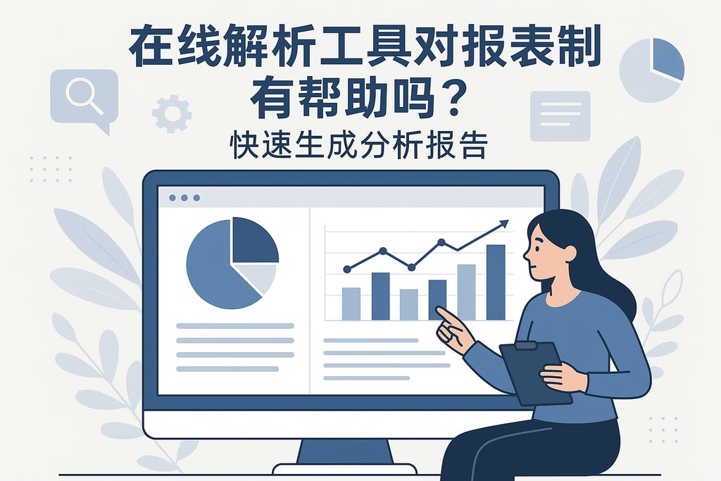在线解析工具对报表制作有帮助吗？快速生成分析报告