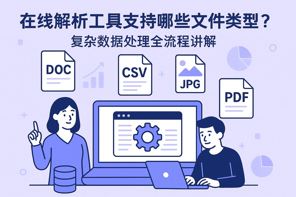 在线解析工具支持哪些文件类型？复杂数据处理全流程讲解