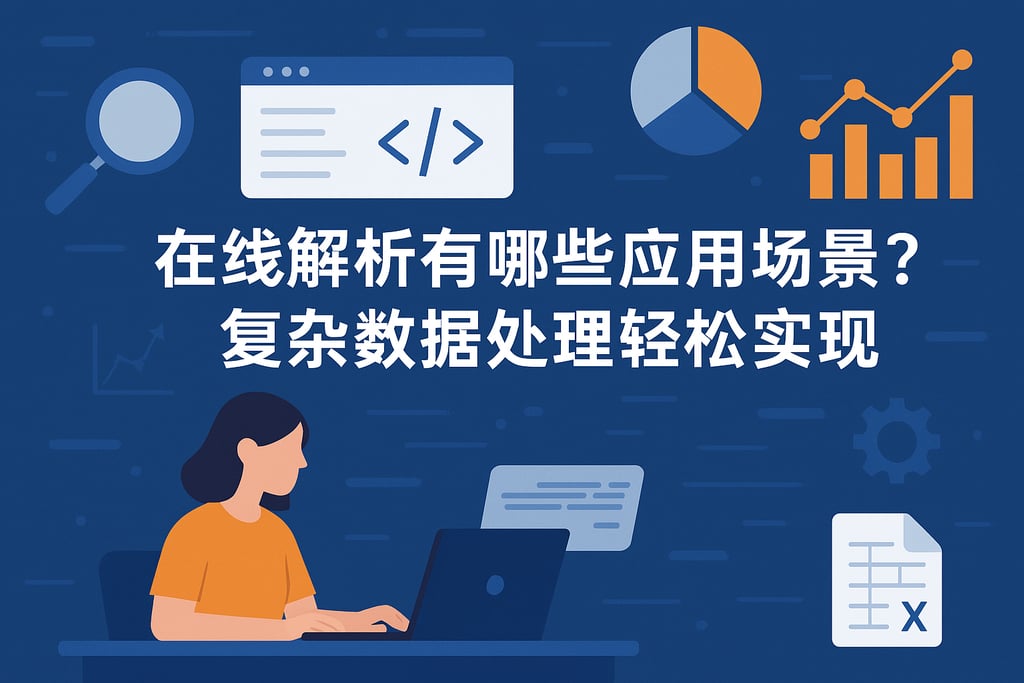 在线解析有哪些应用场景？复杂数据处理轻松实现