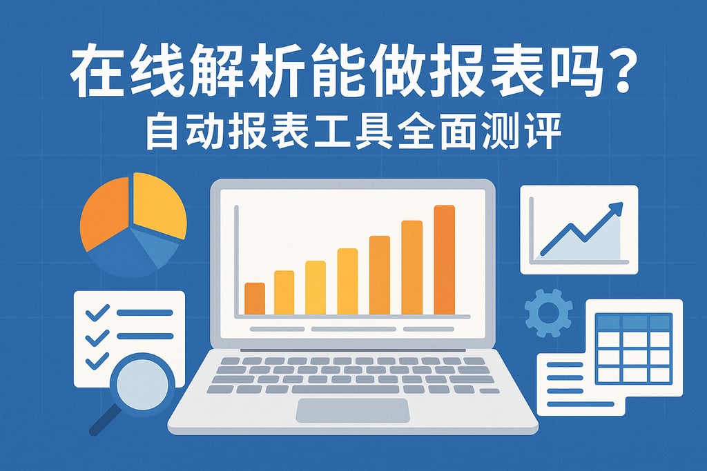 在线解析能做报表吗？自动报表工具全面测评