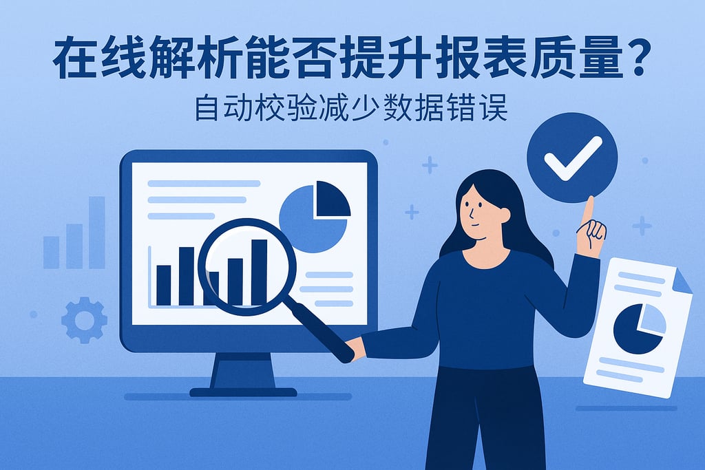 在线解析能否提升报表质量？自动校验减少数据错误