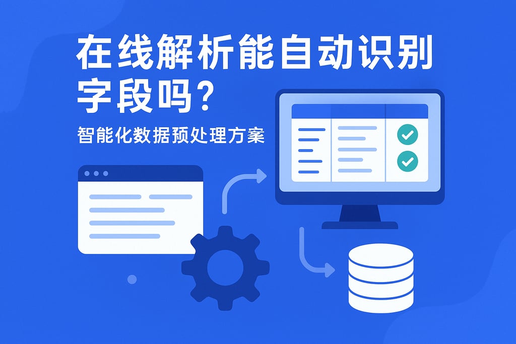 在线解析能自动识别字段吗？智能化数据预处理方案