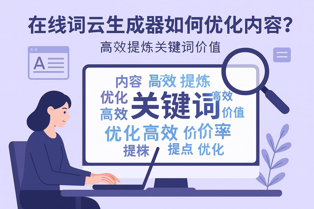 在线词云生成器如何优化内容？高效提炼关键词价值
