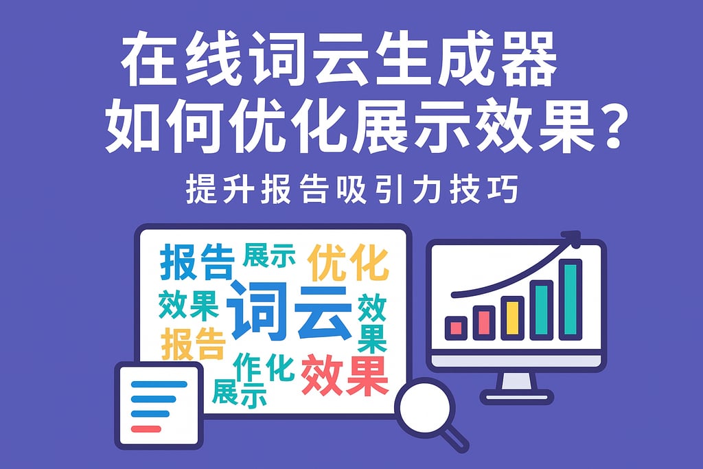 在线词云生成器如何优化展示效果？提升报告吸引力技巧