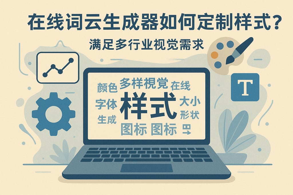 在线词云生成器如何定制样式？满足多行业视觉需求