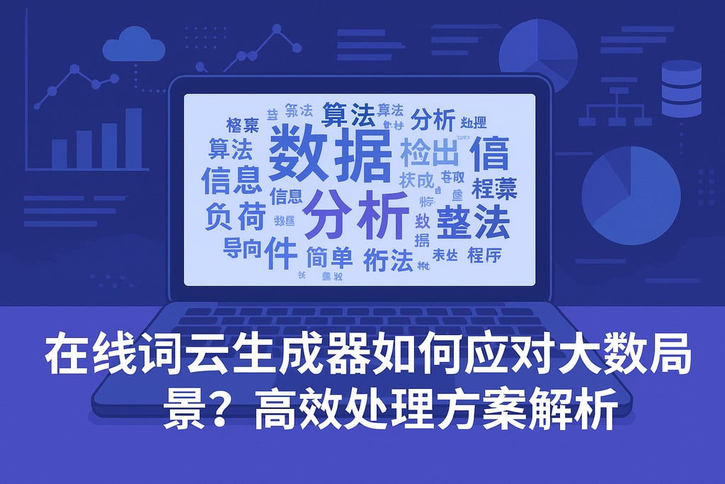 在线词云生成器如何应对大数据场景？高效处理方案解析