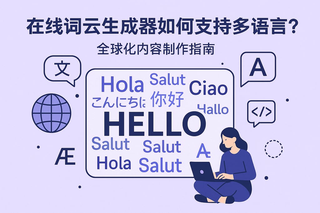 在线词云生成器如何支持多语言？全球化内容制作指南