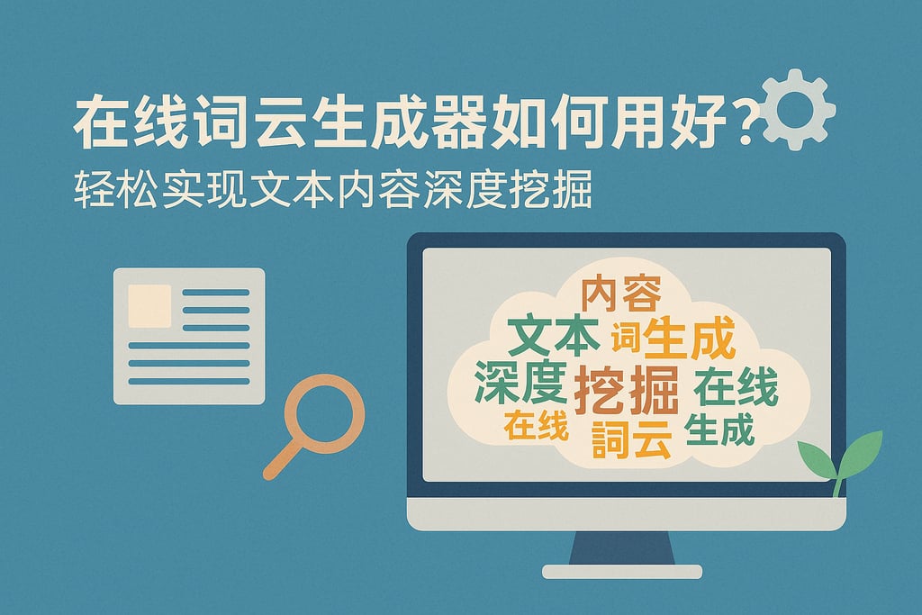 在线词云生成器如何用好？轻松实现文本内容深度挖掘
