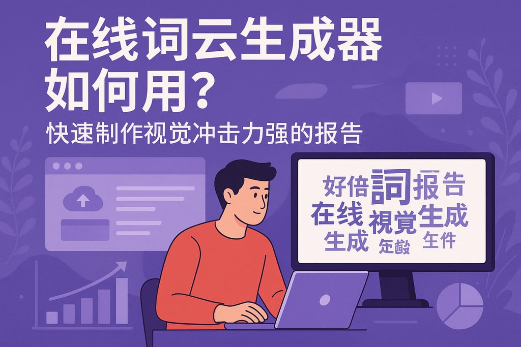 在线词云生成器如何用？快速制作视觉冲击力强的报告