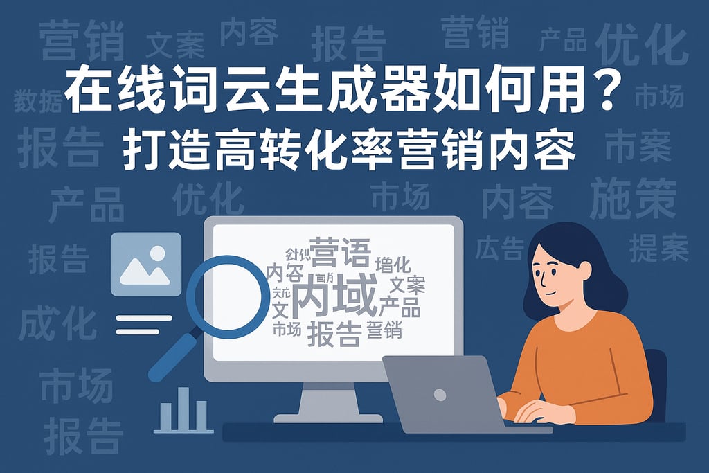 在线词云生成器如何用？打造高转化率营销内容