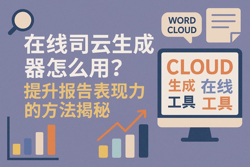 在线词云生成器怎么用？提升报告表现力的方法揭秘