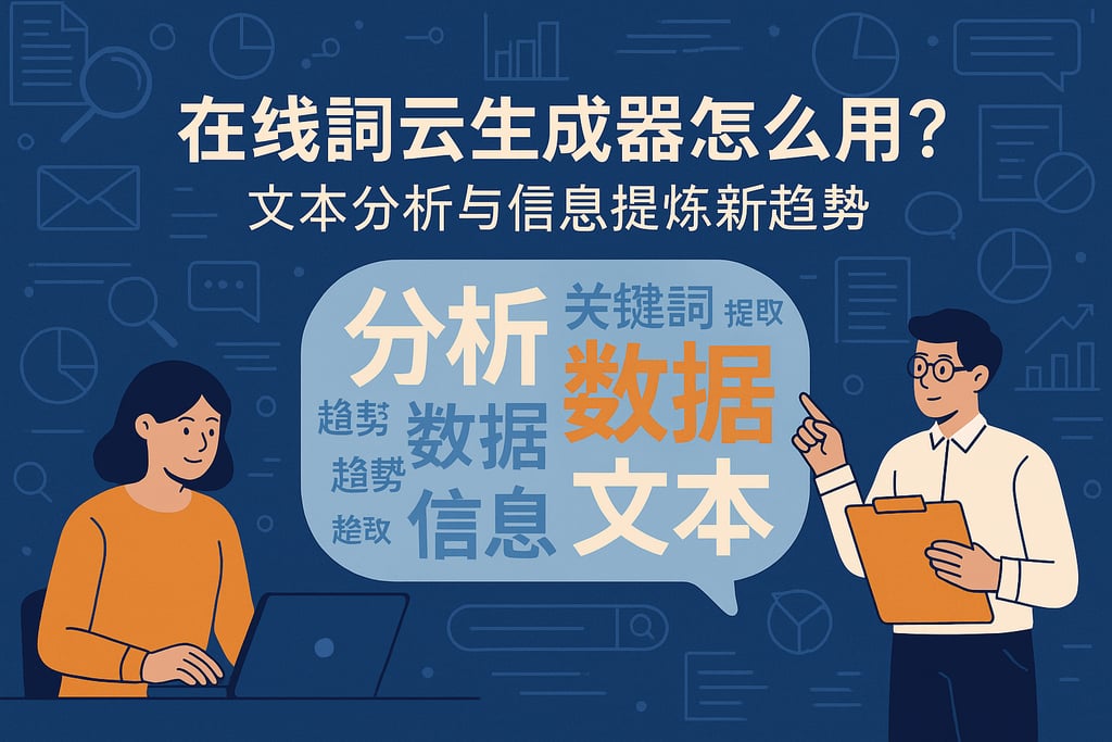 在线词云生成器怎么用？文本分析与信息提炼新趋势