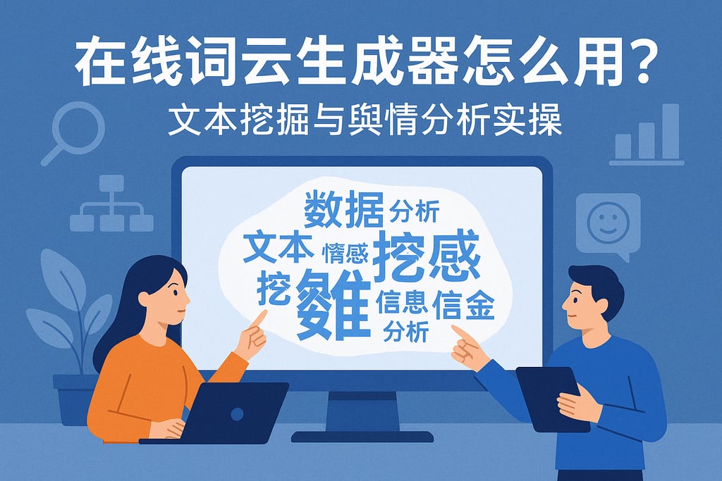 在线词云生成器怎么用？文本挖掘与舆情分析实操
