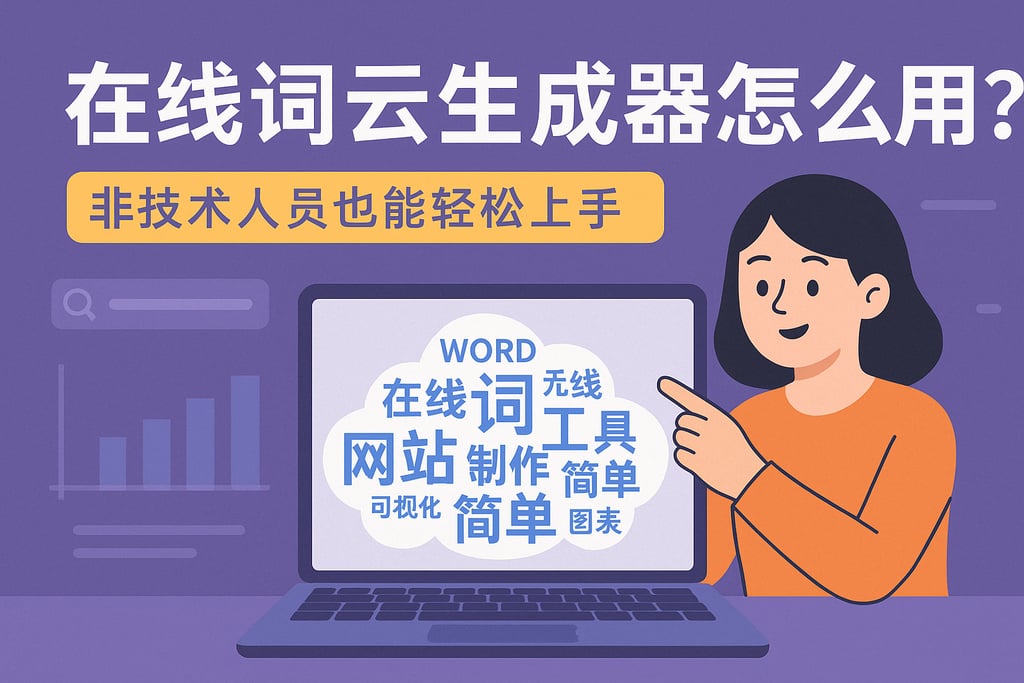 在线词云生成器怎么用？非技术人员也能轻松上手