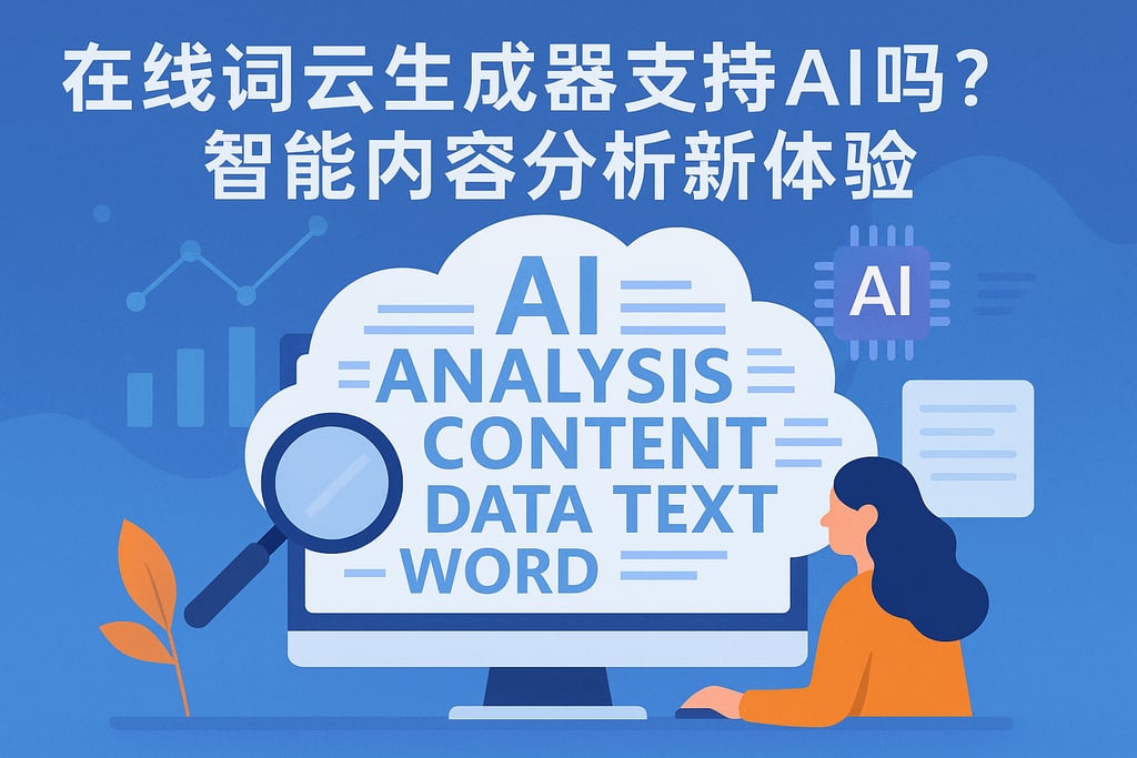 在线词云生成器支持AI吗？智能内容分析新体验