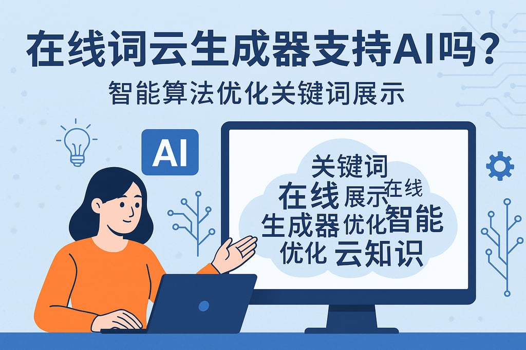 在线词云生成器支持AI吗？智能算法优化关键词展示