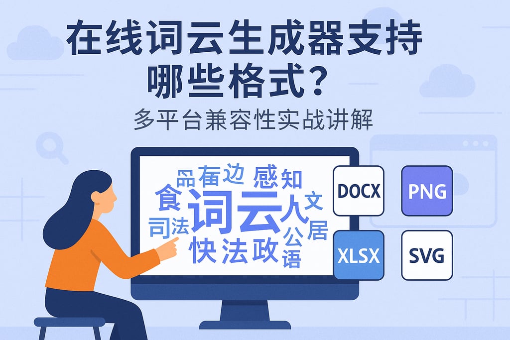 在线词云生成器支持哪些格式？多平台兼容性实战讲解