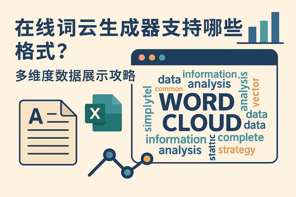 在线词云生成器支持哪些格式？多维度数据展示攻略