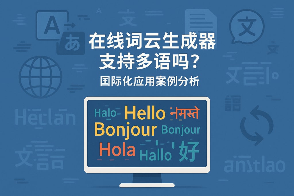 在线词云生成器支持多语言吗？国际化应用案例分析
