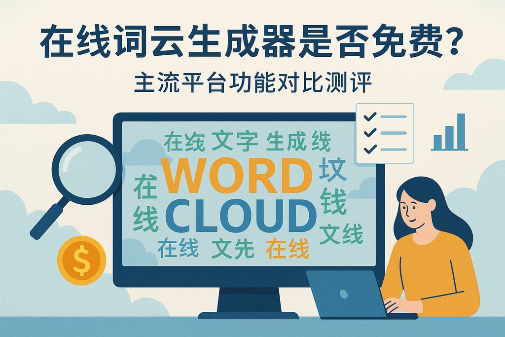 在线词云生成器是否免费？主流平台功能对比测评