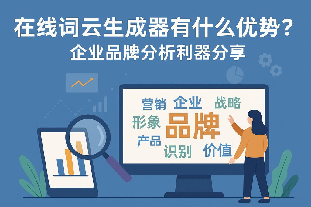 在线词云生成器有什么优势？企业品牌分析利器分享