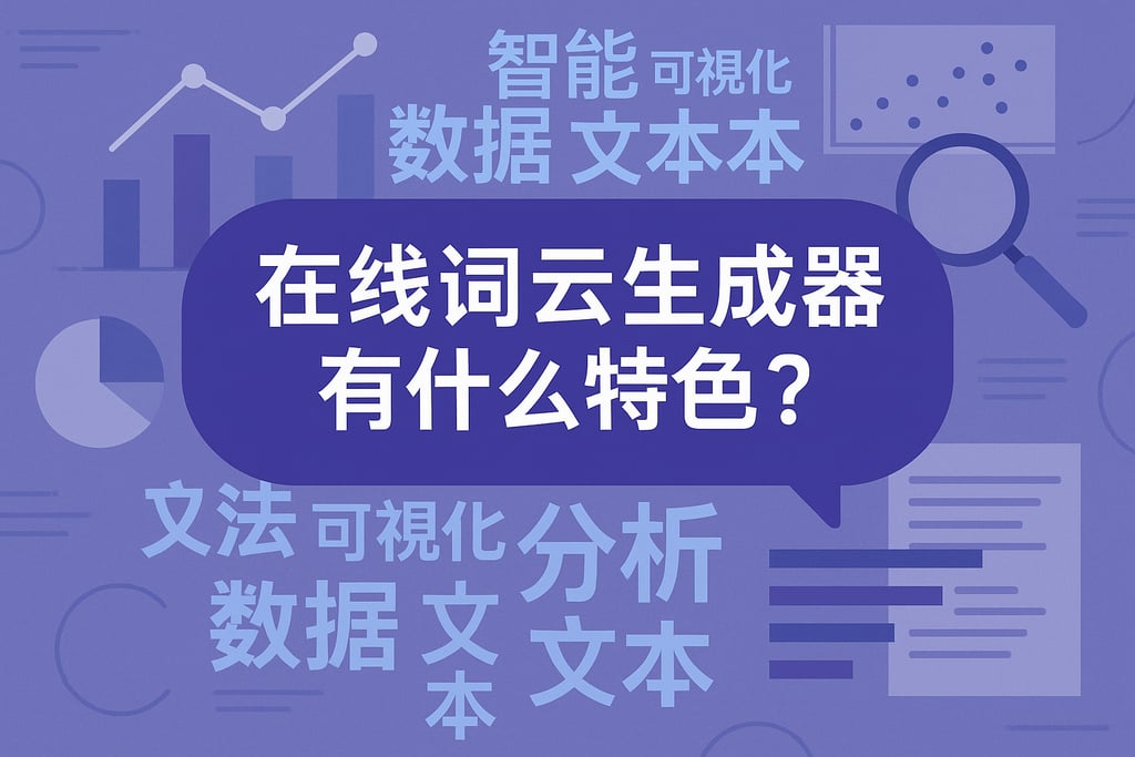 在线词云生成器有什么特色？智能可视化文本数据分析