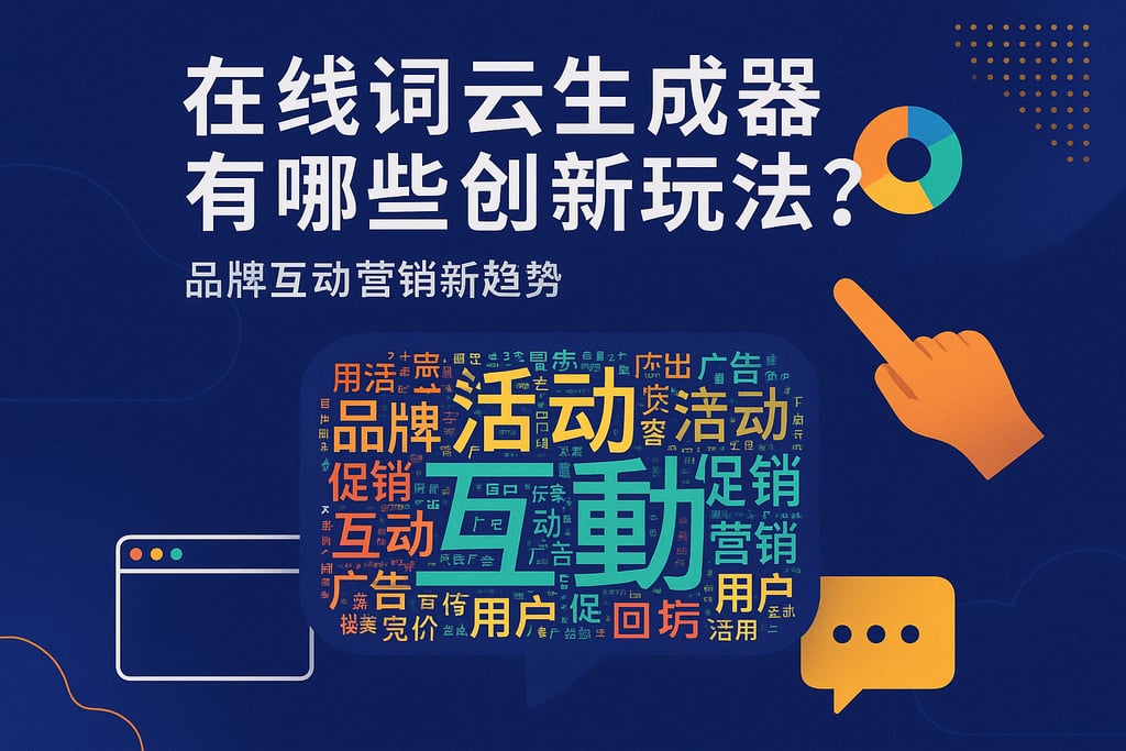 在线词云生成器有哪些创新玩法？品牌互动营销新趋势