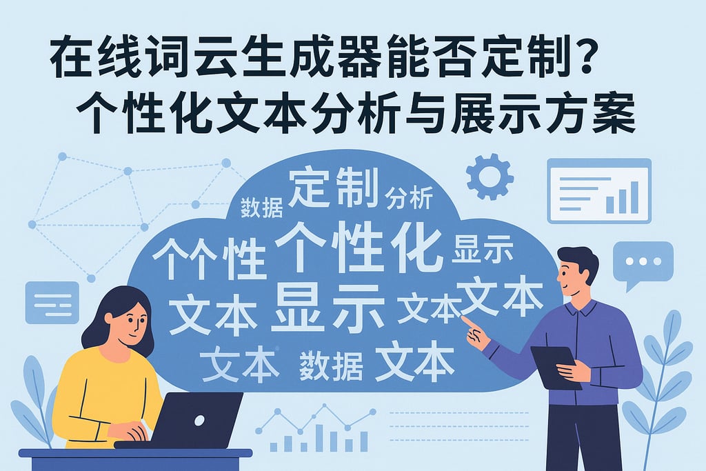 在线词云生成器能否定制？个性化文本分析与展示方案