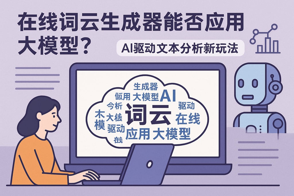 在线词云生成器能否应用大模型？AI驱动文本分析新玩法