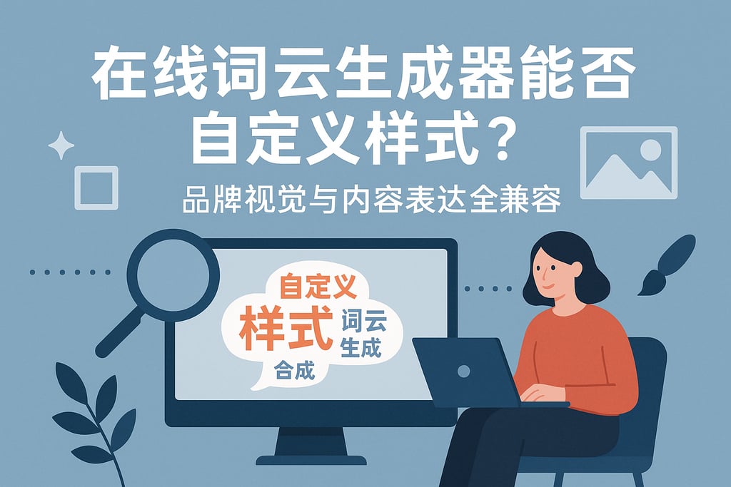 在线词云生成器能否自定义样式？品牌视觉与内容表达全兼容