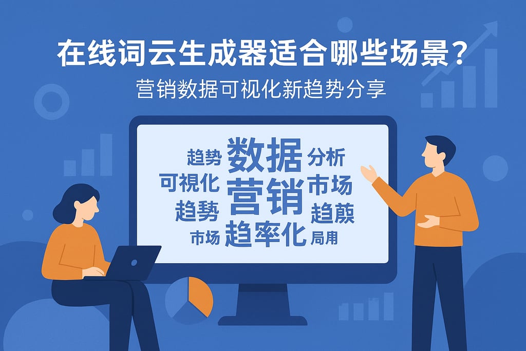在线词云生成器适合哪些场景？营销数据可视化新趋势分享