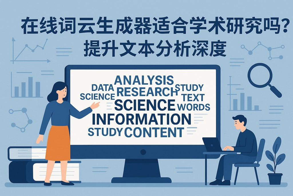 在线词云生成器适合学术研究吗？提升文本分析深度