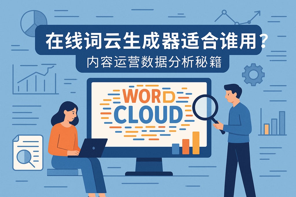 在线词云生成器适合谁用？内容运营数据分析秘籍