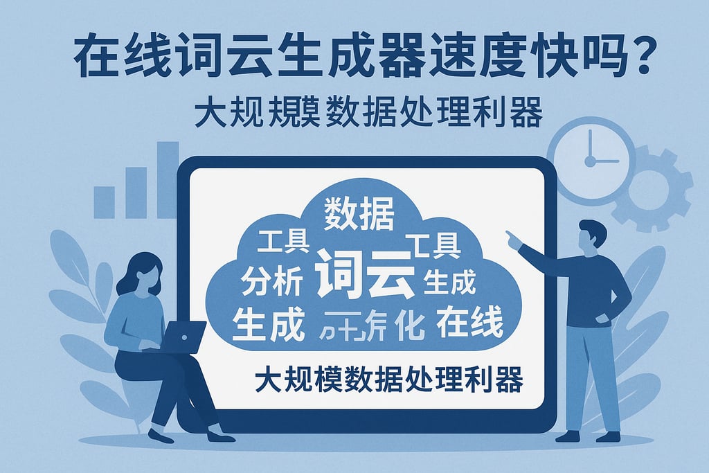 在线词云生成器速度快吗？大规模数据处理利器