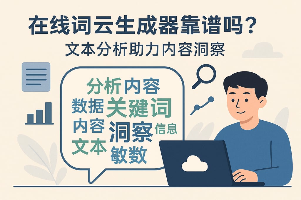 在线词云生成器靠谱吗？文本分析助力内容洞察