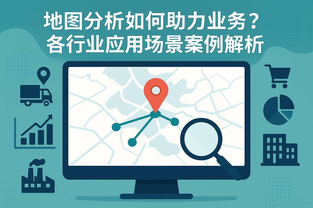 地图分析如何助力业务？各行业应用场景案例解析