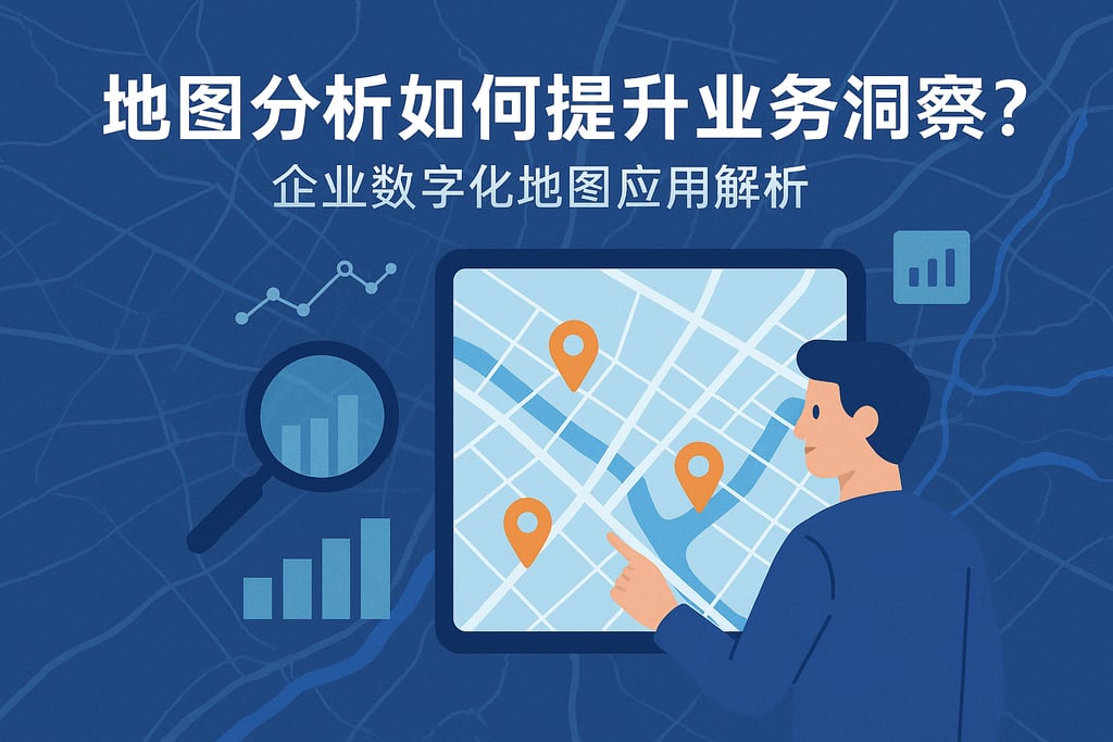 地图分析如何提升业务洞察？企业数字化地图应用解析