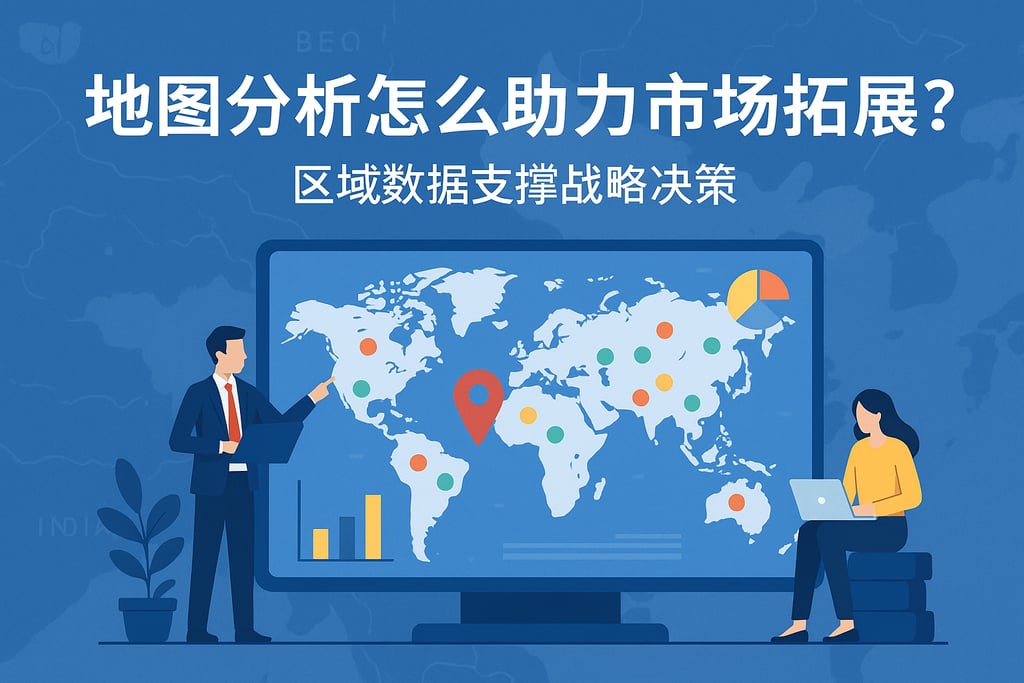 地图分析怎么助力市场拓展？区域数据支撑战略决策