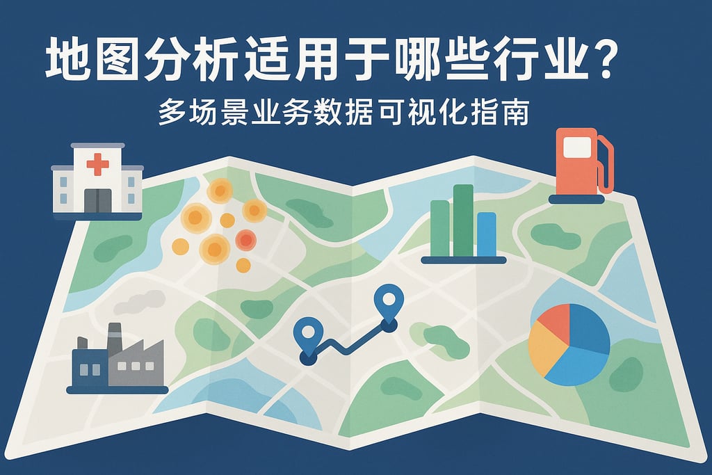 地图分析适用于哪些行业？多场景业务数据可视化指南