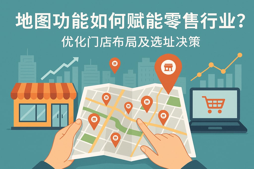地图功能如何赋能零售行业？优化门店布局及选址决策